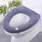 Soft Warm Toilet Seat Cover Elastic Washable Bathroom Seat Pad 9