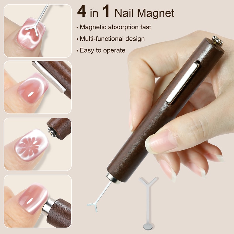 Professional Cat Eye Nail Magnet Tool For Magnetic Nail Art Designs 7