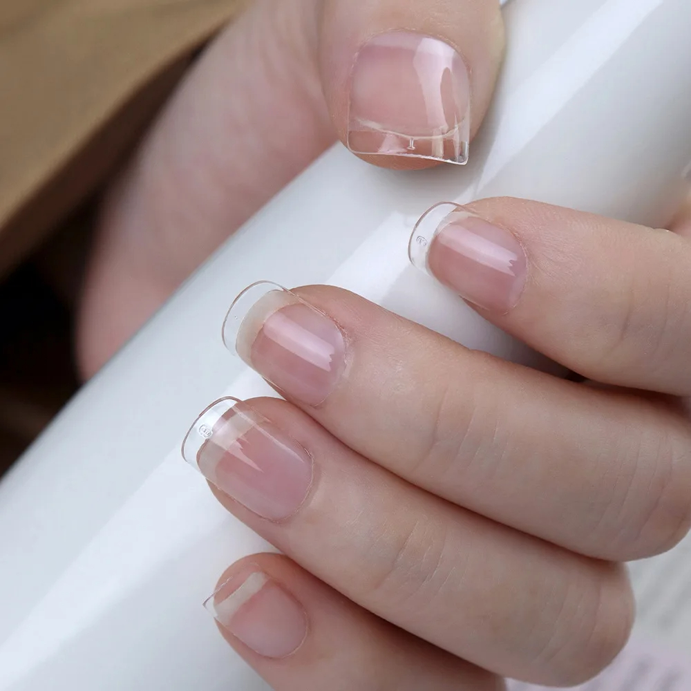 Extra Short Gel Nail Tips Short Almond Press On Nails for Small Nail Beds