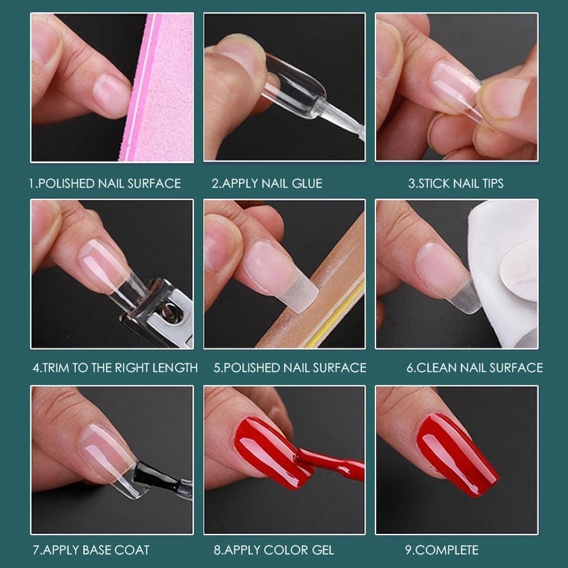 Extra Short Gel Nail Tips Short Almond Press On Nails for Small Nail Beds