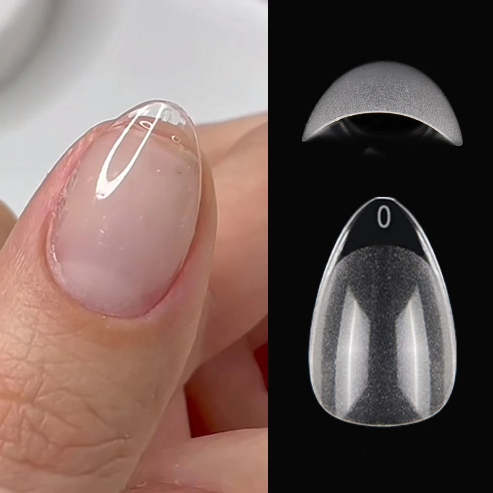 Extra Short Gel Nail Tips Short Almond Press On Nails for Small Nail Beds
