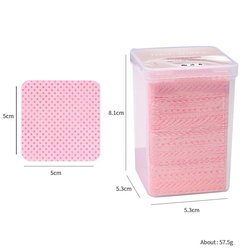 Premium LintFree Nail Polish Remover Wipes For UV Gel Manicure Cleaning 5