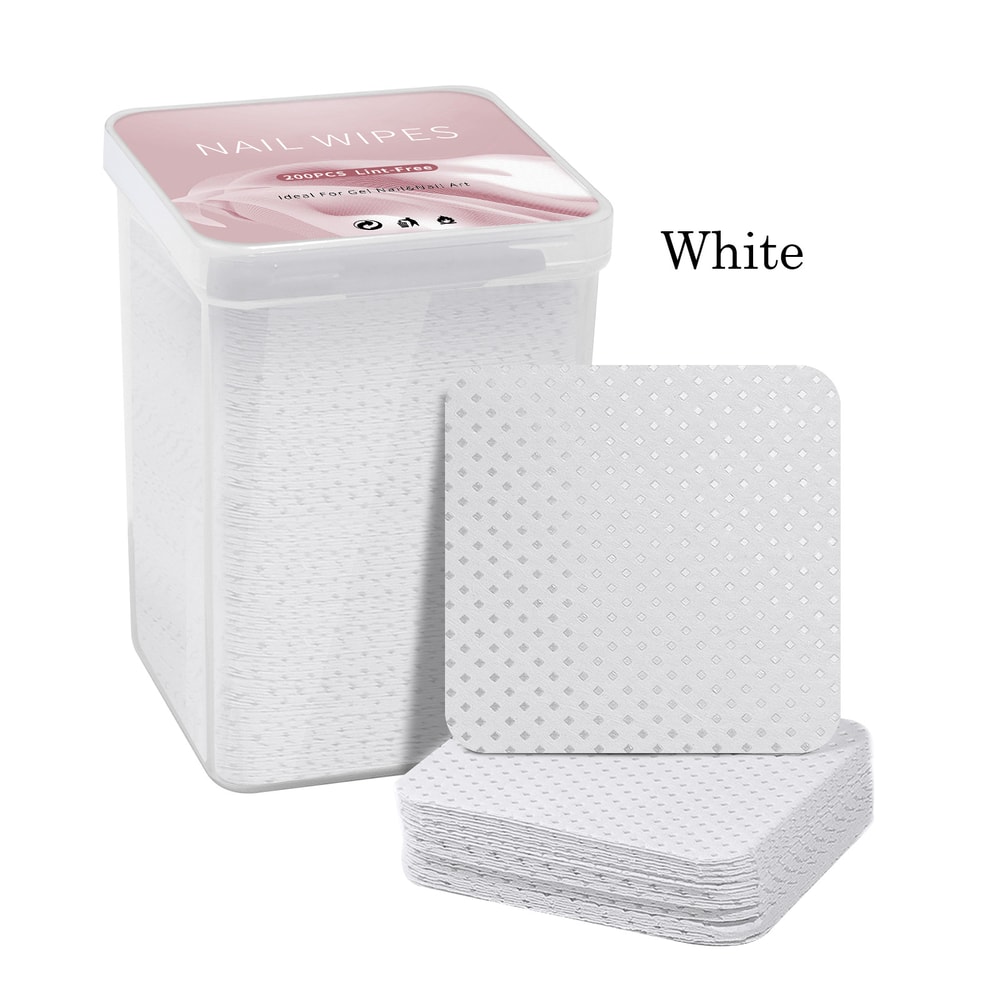 Premium LintFree Nail Polish Remover Wipes For UV Gel Manicure Cleaning 6