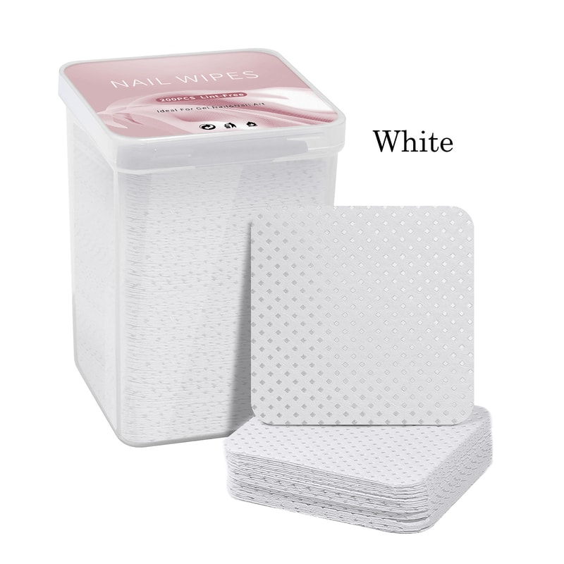 Premium LintFree Nail Polish Remover Wipes For UV Gel Manicure Cleaning 6