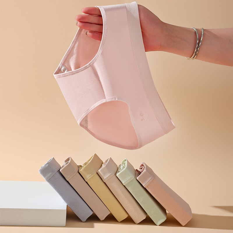 Breathable Cotton Womens Panties Low Waist Soft Underwear 3