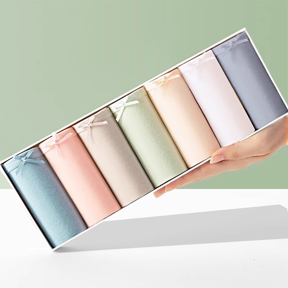 Breathable Cotton Womens Panties Low Waist Soft Underwear 5