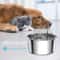Smart Stainless Steel Pet Water Fountain For Cats And Dogs USB Automatic Mute Drinking Bowl 2