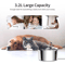 Smart Stainless Steel Pet Water Fountain For Cats And Dogs USB Automatic Mute Drinking Bowl 5