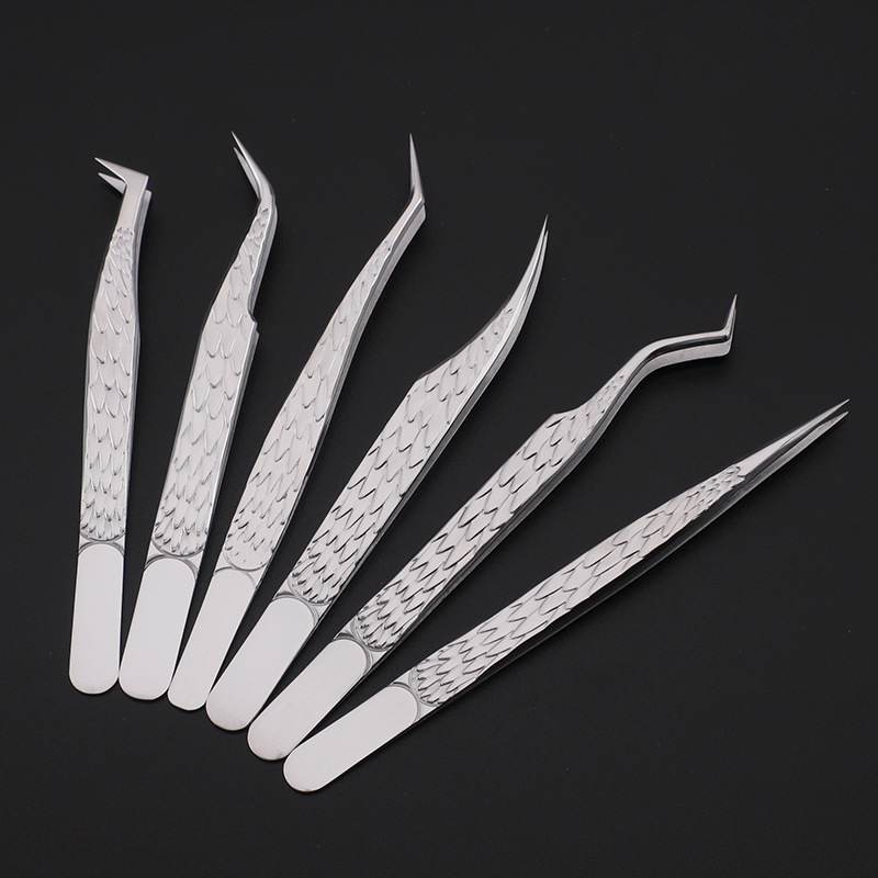 False Eyelash Tweezers Set For Eyelash Extensions Eyebrow Styling Professional Kit For Makeup Nail 2