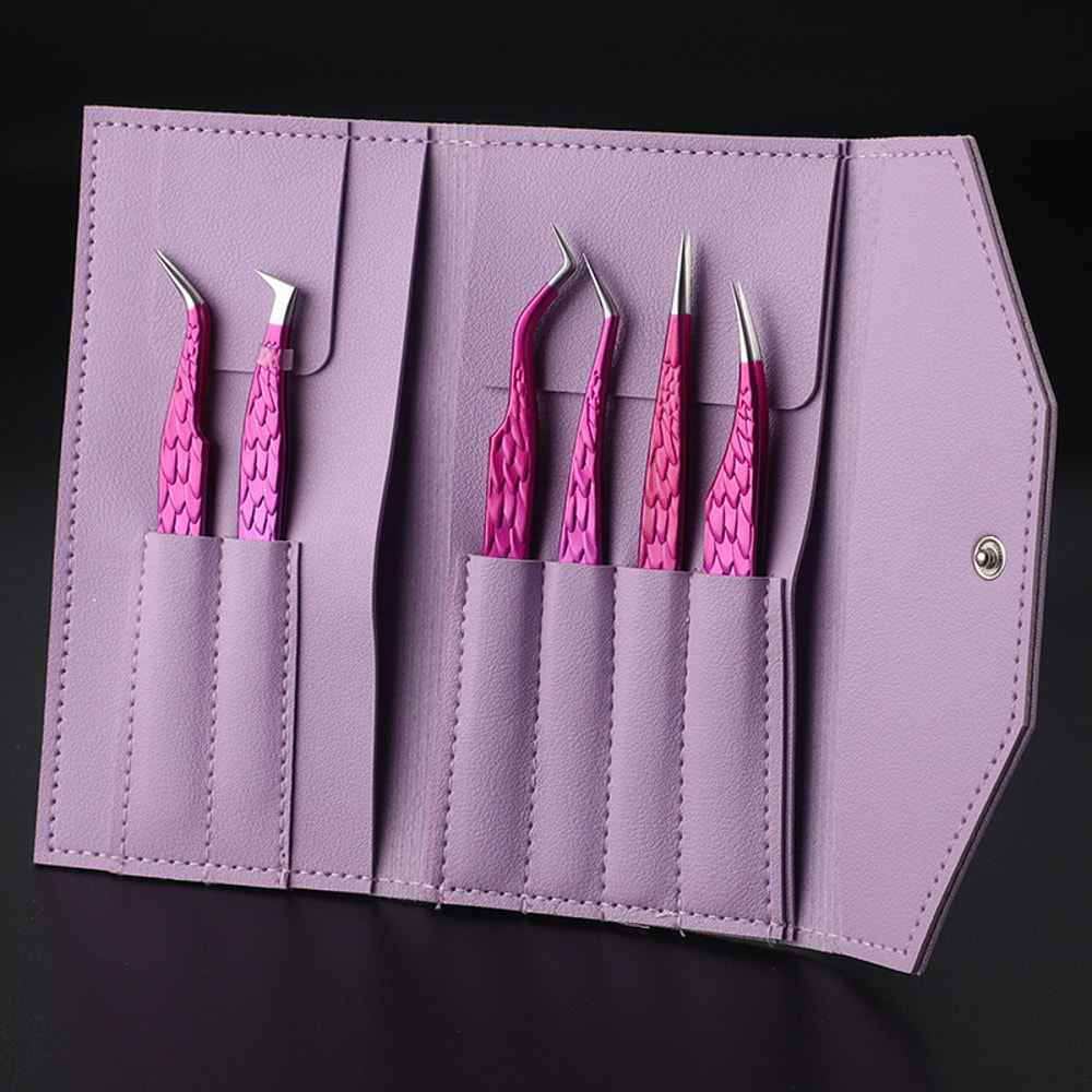 False Eyelash Tweezers Set For Eyelash Extensions Eyebrow Styling Professional Kit For Makeup Nail 9