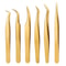 False Eyelash Tweezers Set For Eyelash Extensions Eyebrow Styling Professional Kit For Makeup Nail 6