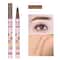 Waterproof Eyebrow Pen with Fork Tip Long Lasting Natural Dark Brown Eyebrow Pencile