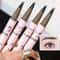 Waterproof Eyebrow Pen with Fork Tip Long Lasting Natural Dark Brown Eyebrow Pencile