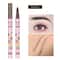 Waterproof Eyebrow Pen with Fork Tip Long Lasting Natural Dark Brown Eyebrow Pencile