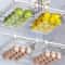 Transparent Kitchen Storage Box Fruit, Vegetable Preservation Organizer, Egg Container, Under-Shelf Refrigerator Drawer