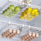 Transparent Kitchen Storage Box Fruit, Vegetable Preservation Organizer, Egg Container, Under-Shelf Refrigerator Drawer
