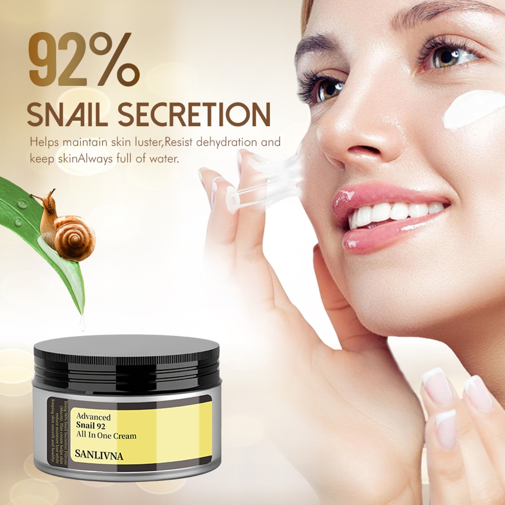 Advanced Snail Mucin Anti-Aging Repair Cream Nourishing Facial Cream for Skin Barrier Improvement