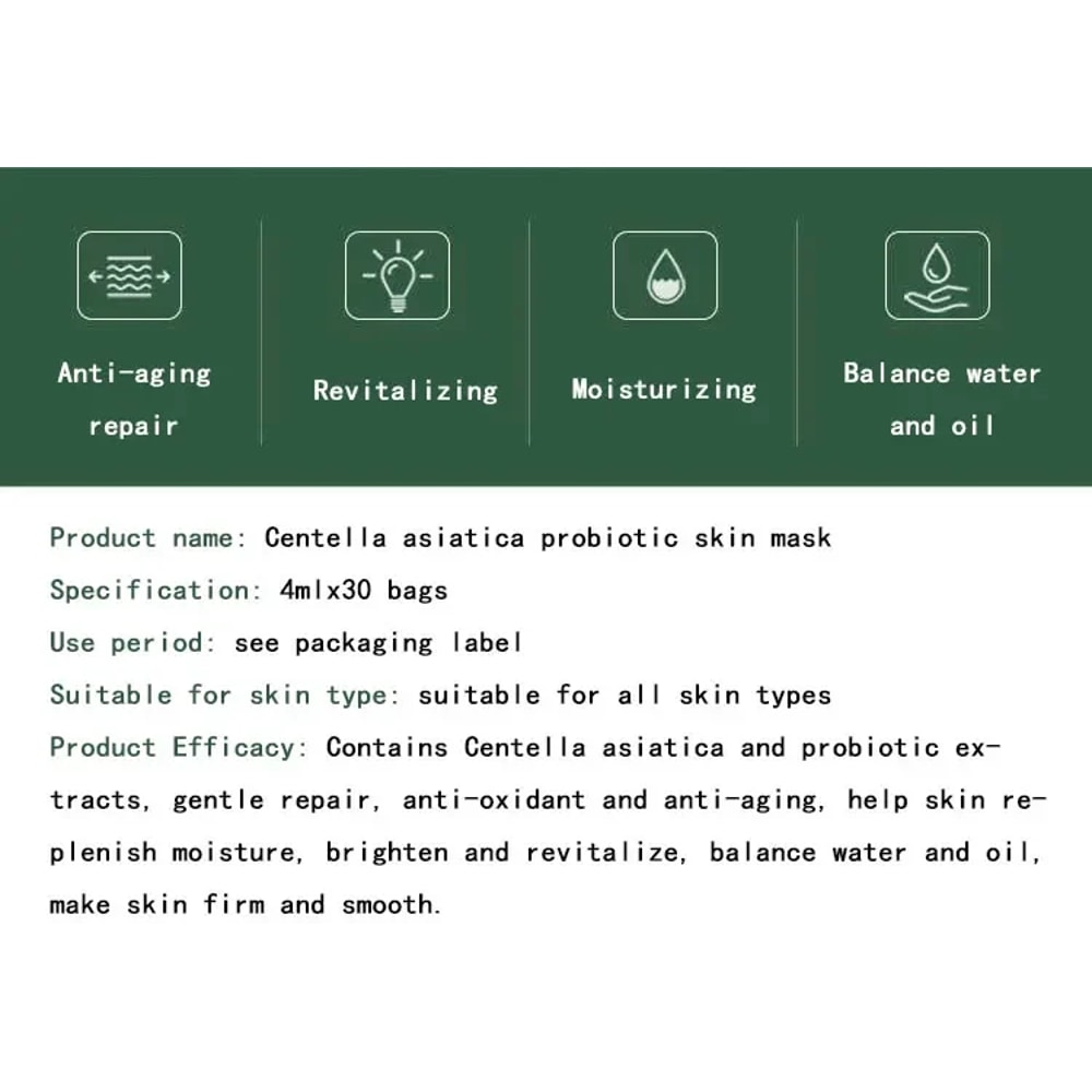 Centella Collagen Sleeping Face Mask Anti-Wrinkle, Anti-Aging, Moisturizing Night Treatment