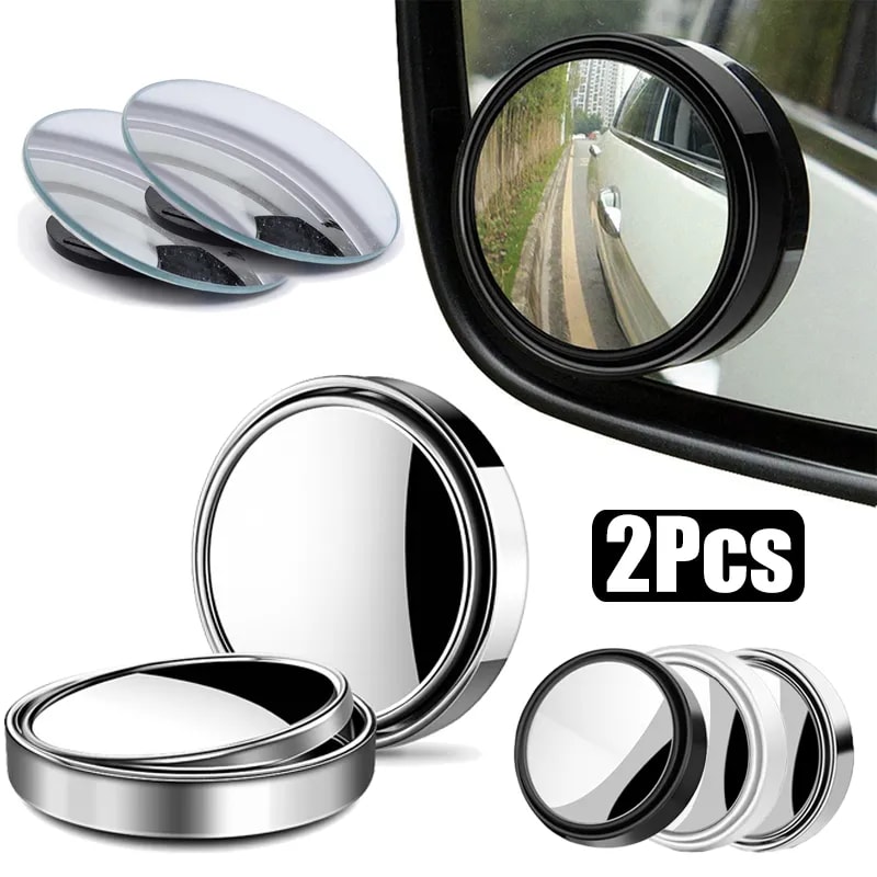 Adjustable Convex Blind Spot Mirror Wideangle Rearview Safety Driving Mirror For Car 1