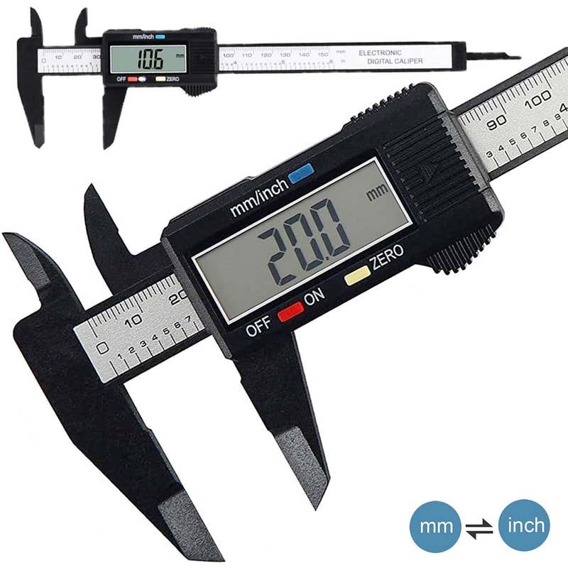 Carbon Fiber Digital Caliper Precise Vernier Gauge Micrometer For Accurate Measurements Digital Rul 0