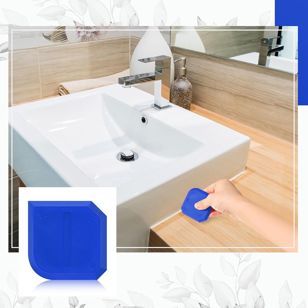Silicone Caulking Tool Set for Grout Removal, Sealant Scraping, and Home Finishing