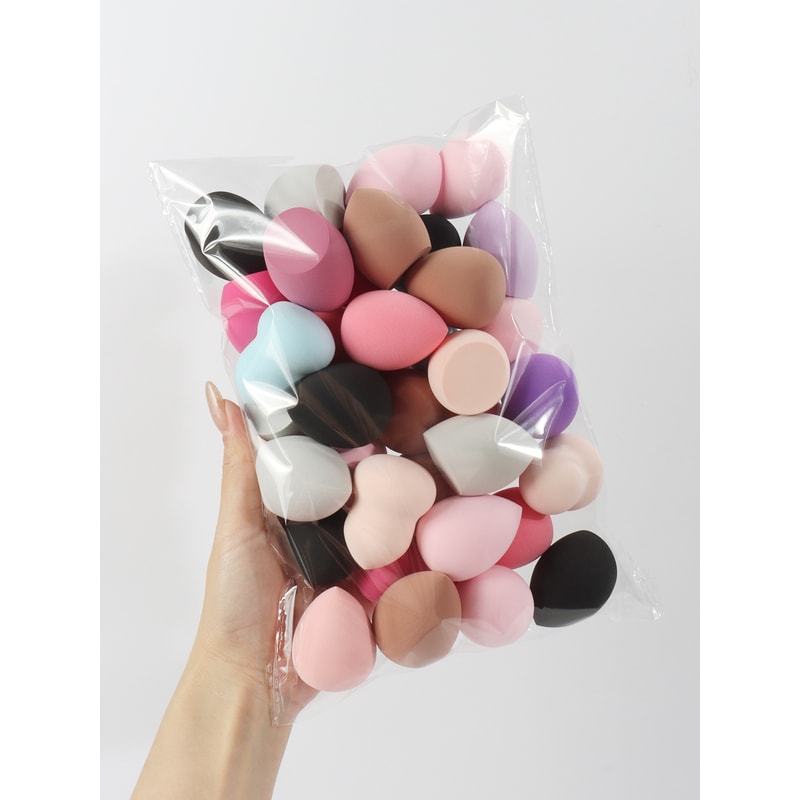 Beauty Sponge for Liquid, Cream Powder Makeup Application Random Color Shape