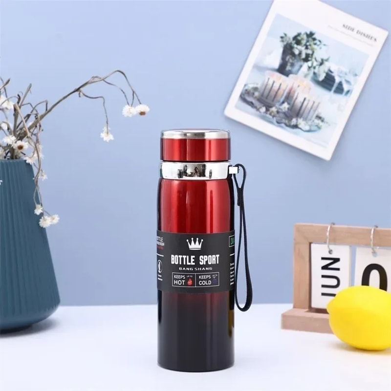 Stainless Steel Thermal Water Bottle Keeps Hot Cold For Hours Perfect For Tea Coffee And Water 6