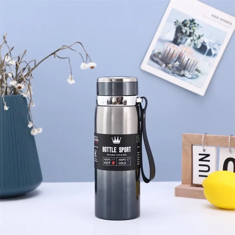 Stainless Steel Thermal Water Bottle Keeps Hot Cold For Hours Perfect For Tea Coffee And Water 7