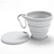 Collapsible Silicone Cup with Lid Portable and Foldable Travel Cup
