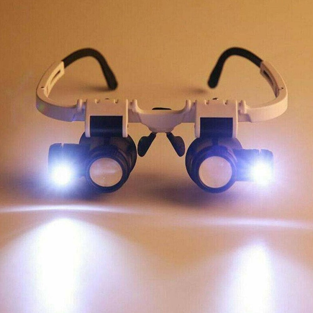 Adjustable Headband Magnifier For Jewelry And Watch Repair Loupe Lens Glasses For Precision Work 0