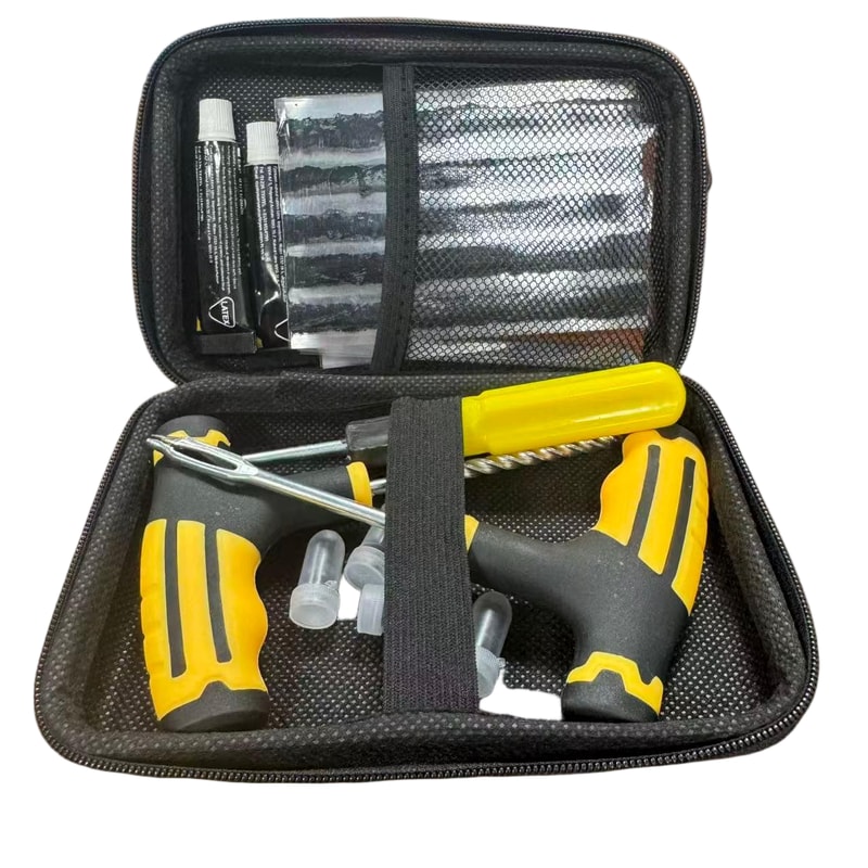 Heavy Duty Flat Tire Repair Kit For Motorcycles Cars Professional Emergency Tool For Quick Puncture 1
