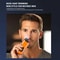 Portable Electric Nose and Ear Hair Trimmer for Men Painless Eyebrow Clipper with Long Battery Life