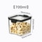 Stackable Sealed Kitchen Jars for Food Storage Plastic Containers for Tea, Grain, Dried Fruits
