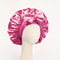 Satin Hair Bonnet with Adjustable Tie Band Silk Sleeping Bonnet for Women