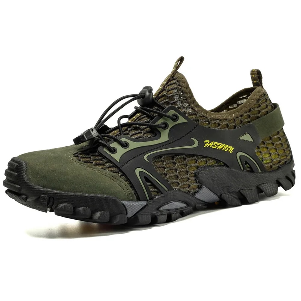 Wear-resistant Hiking Shoes for Men Outdoor Trekking Sneakers, Anti-Slip Durable Jogging Footwear