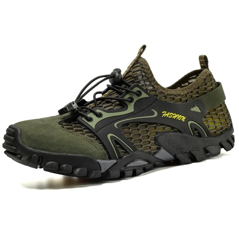 Wear-resistant Hiking Shoes for Men Outdoor Trekking Sneakers, Anti-Slip Durable Jogging Footwear