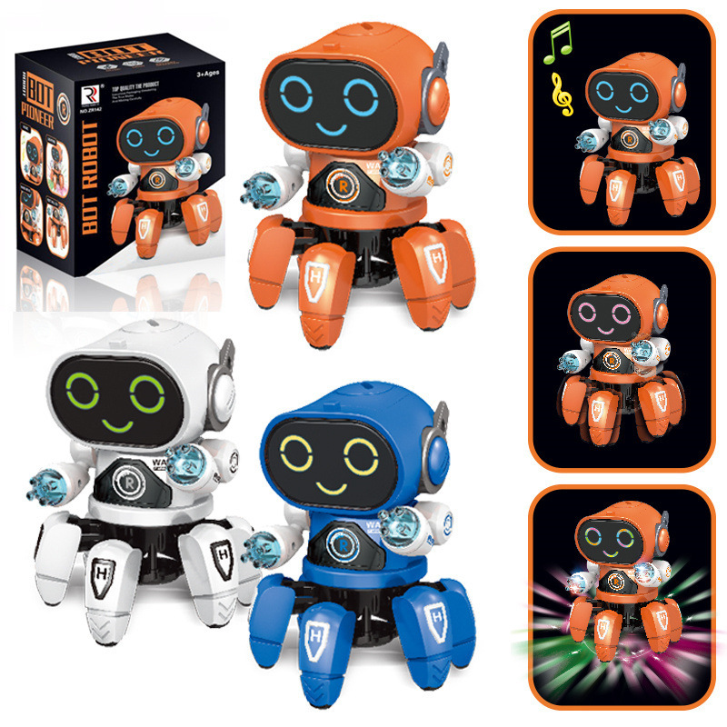 Dance Music Claws Robot Octopus Interactive Educational Toy For Kids Perfect Birthday Gift For Boys 0