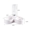 Automatic Pet Drinking Bowl Feeding Station Dual-Use Moisture-Proof for Cats Dogs