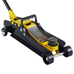 heavy-duty steel floor jacks with single piston lift pump