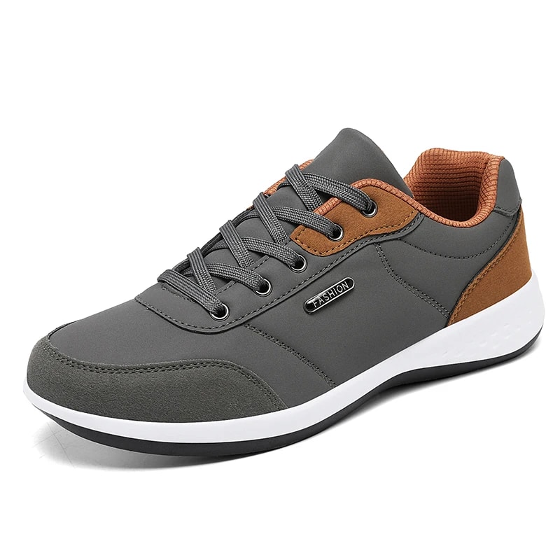 Waterproof Leather Sports Shoes For Men NonSlip Walking Sneakers 8