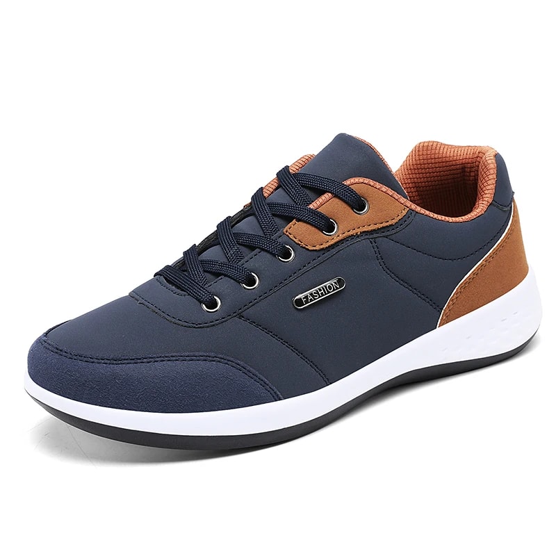 Waterproof Leather Sports Shoes For Men NonSlip Walking Sneakers 10