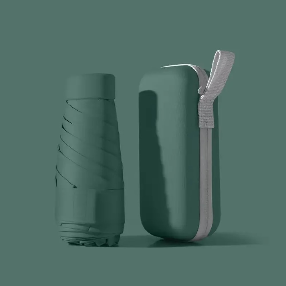 Compact Travel Mini Umbrella Ultra-light, UV-Resistant, Sixfold Foldable Design