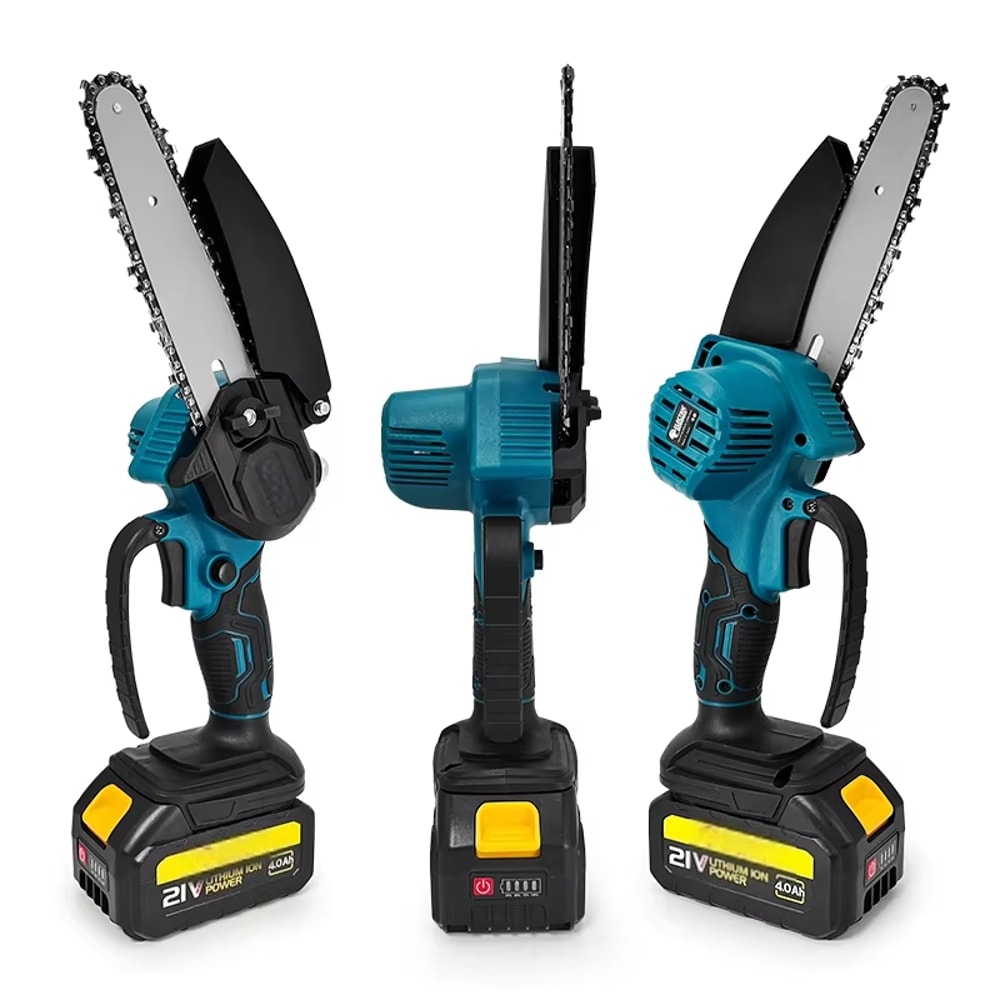 Mini LiIon Electric Chainsaw OneHand Portable Saw Compatible With Makita Battery 0