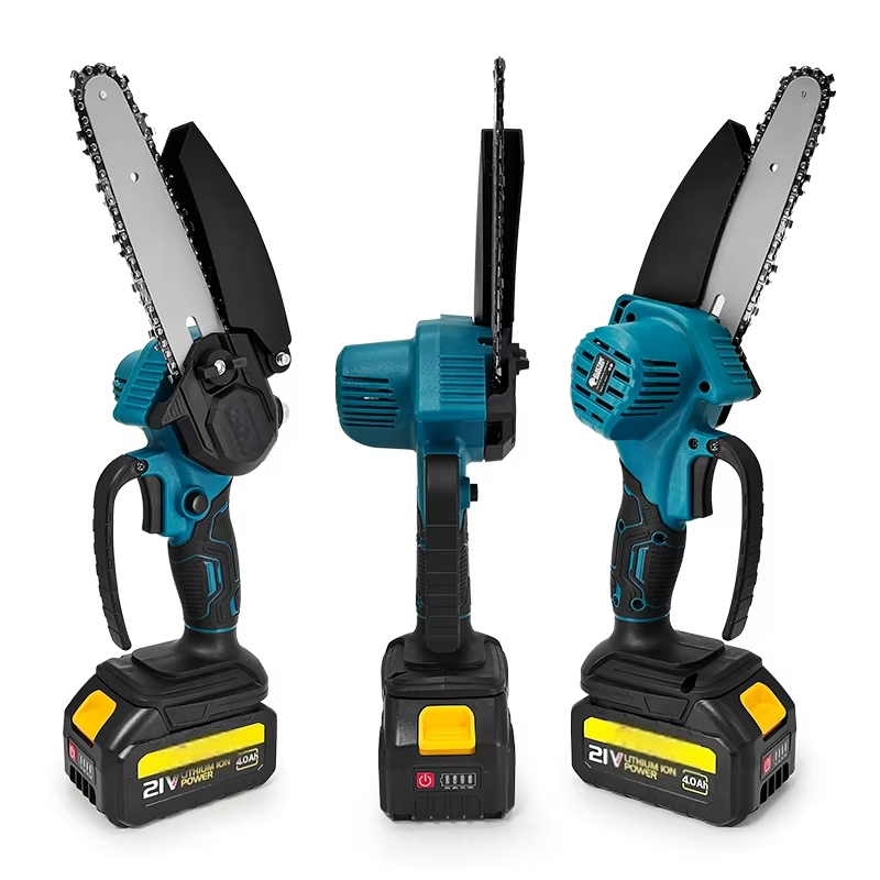 Mini LiIon Electric Chainsaw OneHand Portable Saw Compatible With Makita Battery 0