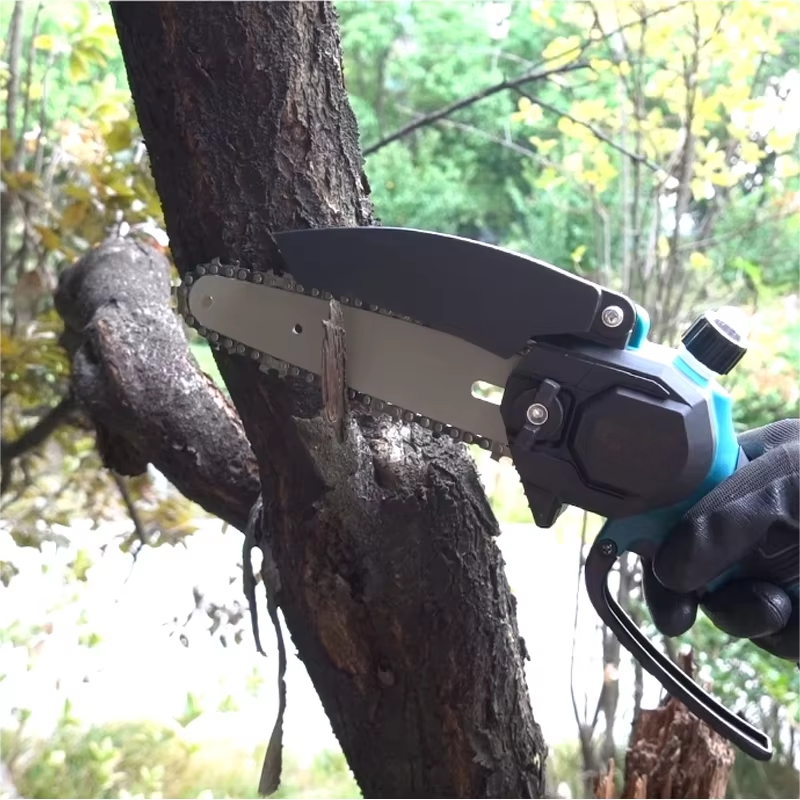 Mini LiIon Electric Chainsaw OneHand Portable Saw Compatible With Makita Battery 5