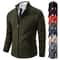 Warm Winter Fleece Men's Casual Sports Jacket Stand Collar Zipper Cardigan for Autumn Winter