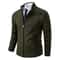 Warm Winter Fleece Men's Casual Sports Jacket Stand Collar Zipper Cardigan for Autumn Winter