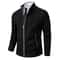 Warm Winter Fleece Men's Casual Sports Jacket Stand Collar Zipper Cardigan for Autumn Winter