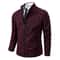 Warm Winter Fleece Men's Casual Sports Jacket Stand Collar Zipper Cardigan for Autumn Winter