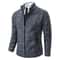 Warm Winter Fleece Men's Casual Sports Jacket Stand Collar Zipper Cardigan for Autumn Winter